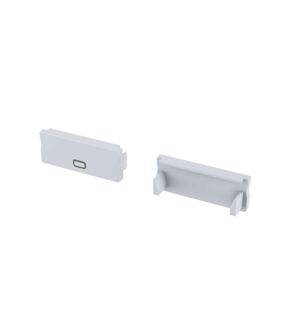 Zaślepka do profilu LUMINES DUAL biała