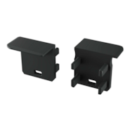 ABS Zaślepka LUMINES J czarna z otworem lewa