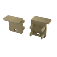 ABS Zaślepka LUMINES J inox z otworem lewa