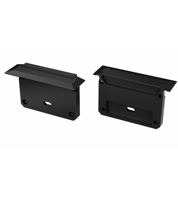 ALU Zaślepka LUMINES INSO czarna lakierowana z otworem