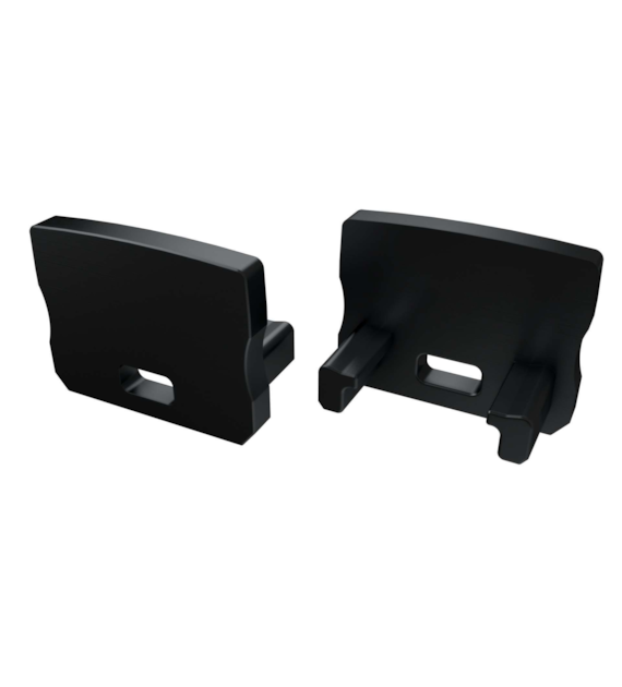 Zaślepka ALU A HIGH czarna z otw