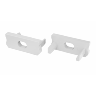 ABS Cap D white with hole