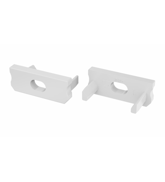 ABS Cap D white with hole