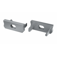 ABS D gray cap with hole