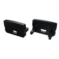 ABS D HIGH black cap with hole