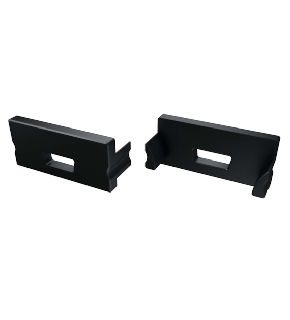 ABS Zaślepka TERRA czarna z otworem