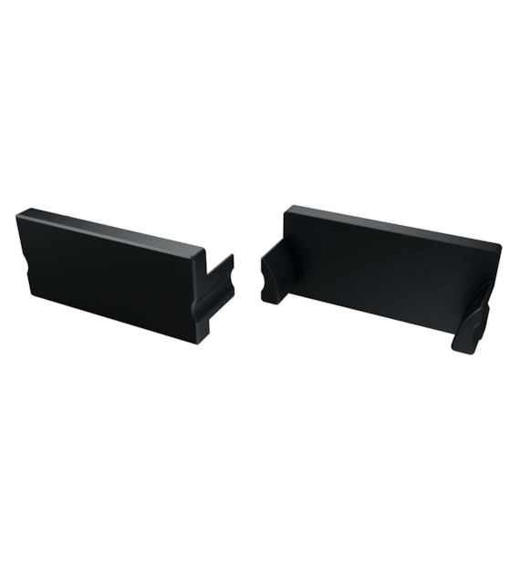 ABS End cap TERRA black