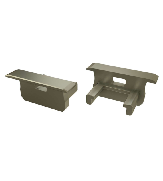 ABS B stainless steel end cap with hole