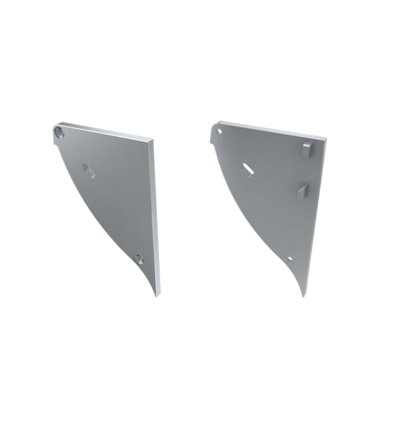 ALU Zaślepka CONVA sreb prawa z otw