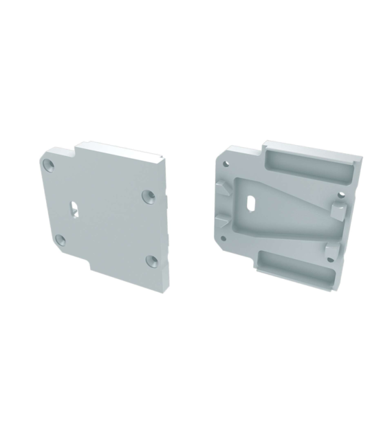 ALU Zaślepka DOPIO biała z otw