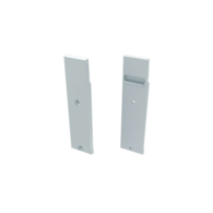 ALU Zaślepka FLARO biała lewa flat