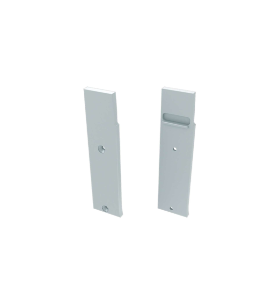 ALU Zaślepka FLARO biała lewa flat