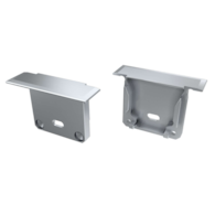 ABS end cap LUMINES inDILEDA silver lacquer