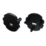 ABS cap MICO black with hole