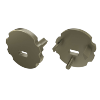 ABS cap MICO inox with hole