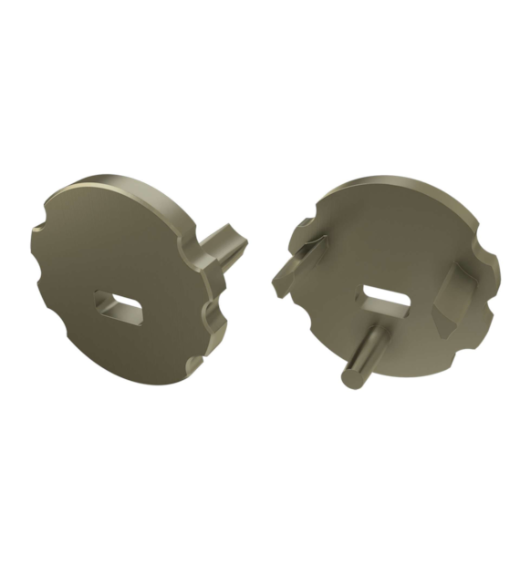 ABS cap MICO inox with hole