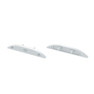 ABS end cap LUMINES RETO white 2-in-1