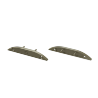 ABS end cap LUMINES RETO inox with hole