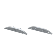 ABS End Cap LUMINES RETO gray with hole