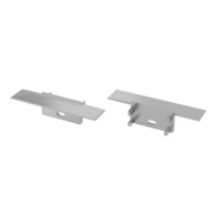 Abdeckkappe für Profil LUMINES Hiro grau mit Loch