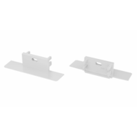 Abdeckkappe für LUMINES Zati Profil weiß mit Bohrung