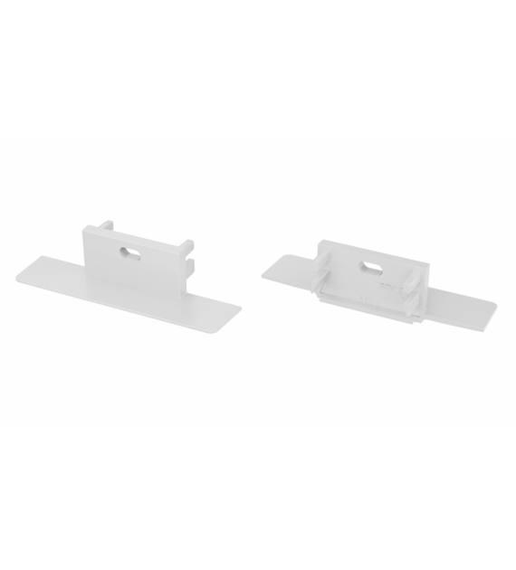 Abdeckkappe für LUMINES Zati Profil weiß mit Bohrung