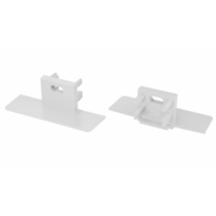 ABS End cap for LUMINES Mono profile white with hole