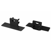 Abdeckkappe für LUMINES Mono Profil schwarz mit Bohrung