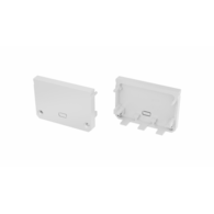 ABS End cap LUMINES ILEDO white 2in1