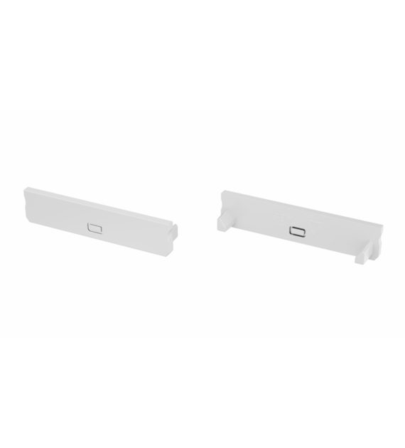 ABS End cap LUMINES SOLIS white 2in1