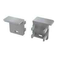 ABS Cap LUMINES J silver lacquered with hole right