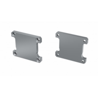 Abdeckung ALU LUMINES FASSO silber eloxiert