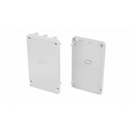 End cap for LUMINES CLARO profile white 2in1