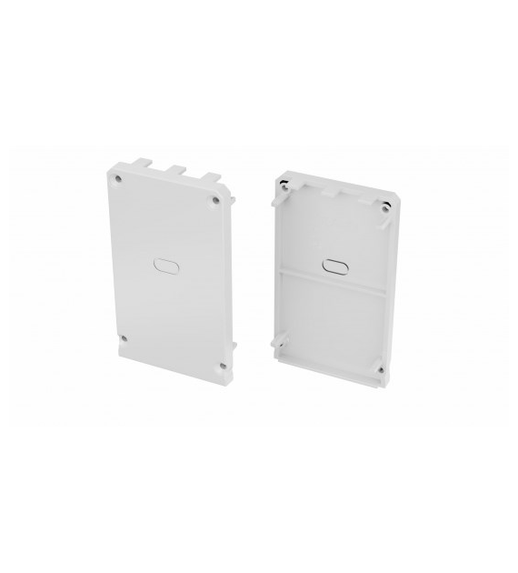 Zaślepka do profilu LUMINES CLARO biała 2w1