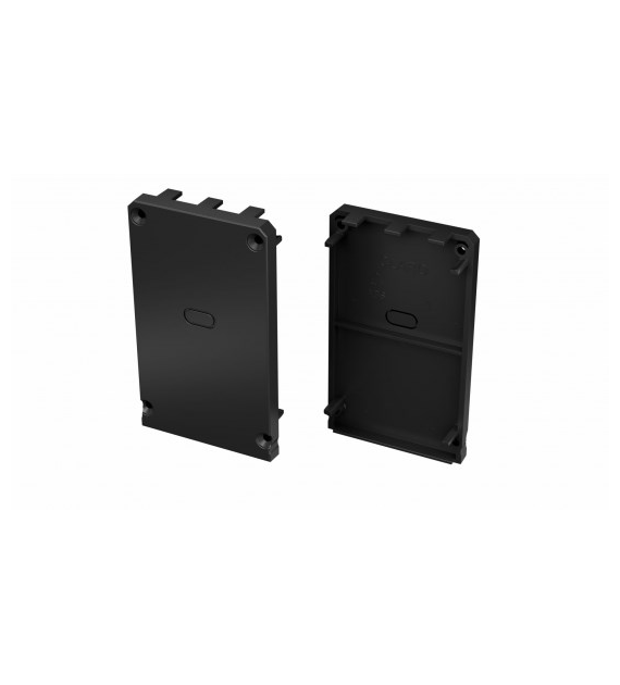 Zaślepka do profilu LUMINES CLARO czarna 2w1