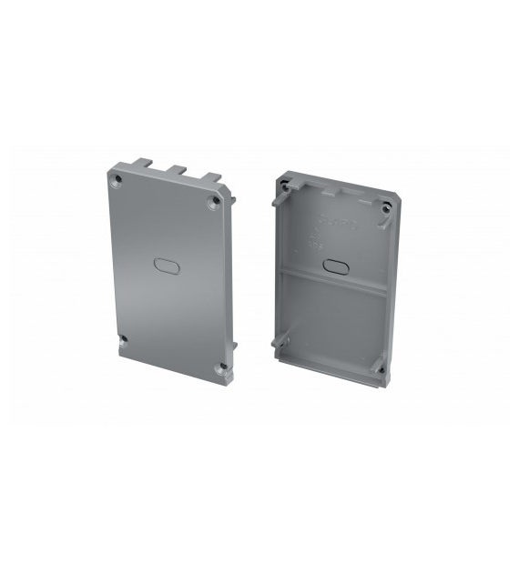 Zaślepka do profilu LUMINES CLARO szara 2w1