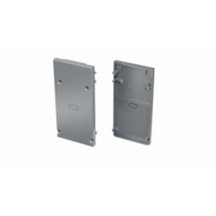 Zaślepka do profilu LUMINES DULIO srebrna lakierowana 2w1