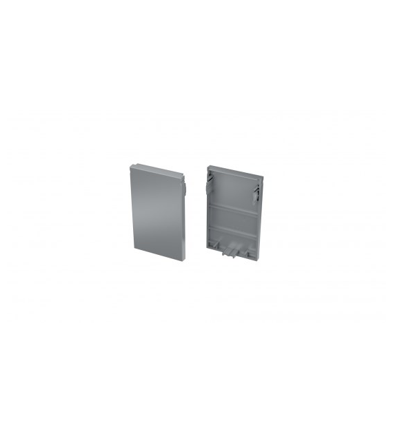 Endkappe für LUMINES Foldo Profil silber lackiert