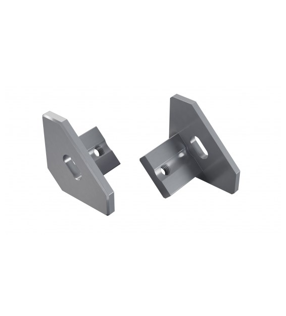 ALU LUMINES ajar raw end cap with hole