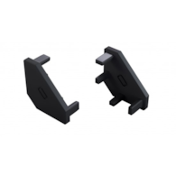 Zaślepka do profilu LUMINES ajar czarna 2w1