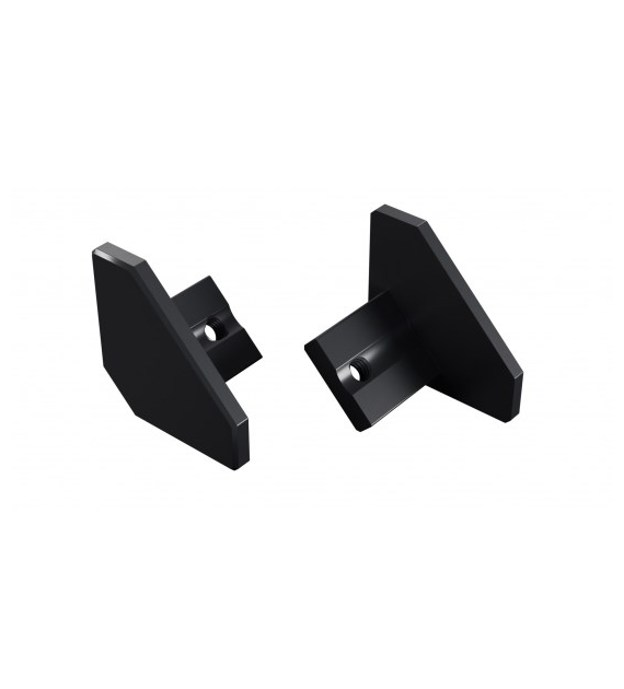 ALU LUMINES ajar black anodized end cap