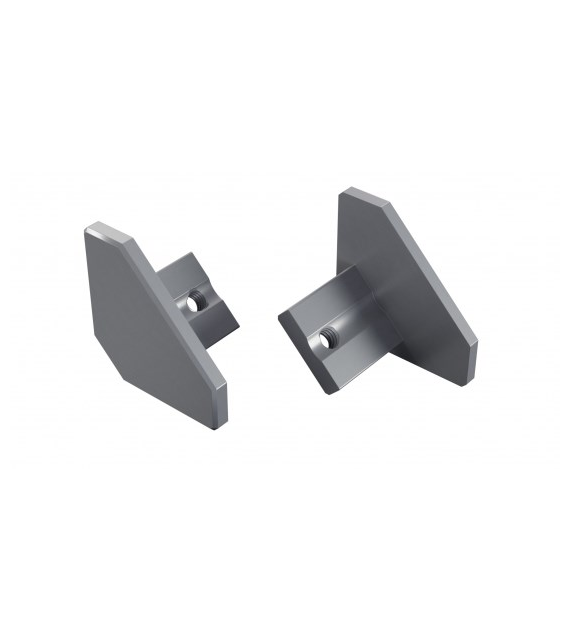 ALU-Abdeckung LUMINES ajar silber eloxiert