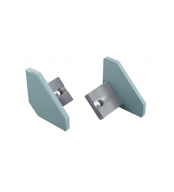 ALU LUMINES ajar RAL220 70 10 end cap