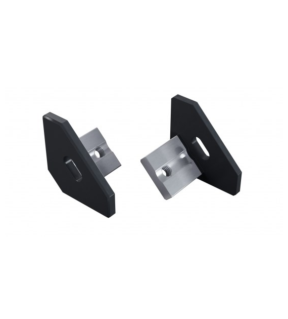 Abdeckung ALU LUMINES ajar RAL7016 mit Loch