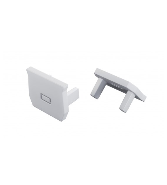 Abdeckung für Profil LUMINES axel weiß 2in1