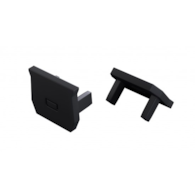 Zaślepka do profilu LUMINES axel czarna 2w1