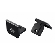 Cap ALU LUMINES axel black anodized with hole