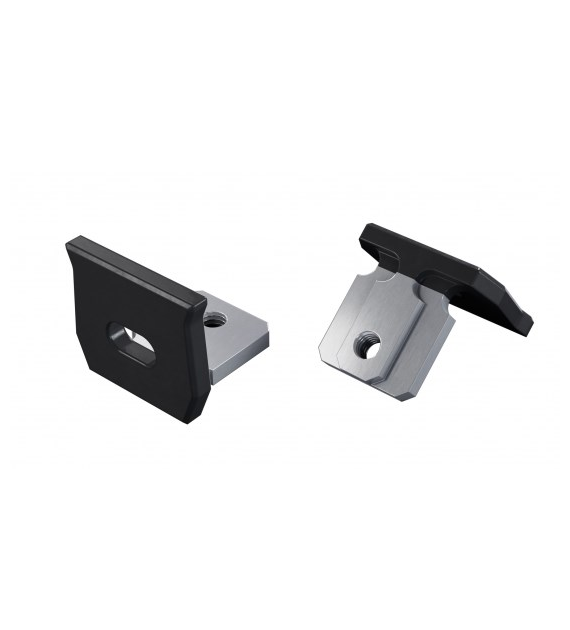 Abdeckung ALU LUMINES axel schwarz lackiert mit Loch