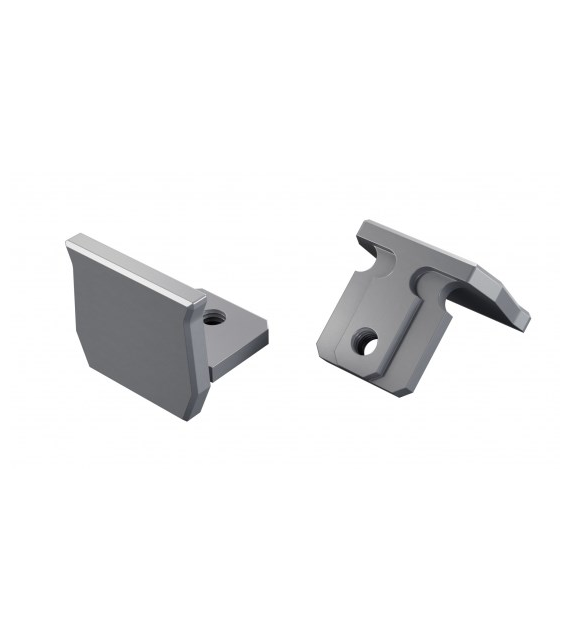 Abdeckung ALU LUMINES axel silber eloxiert