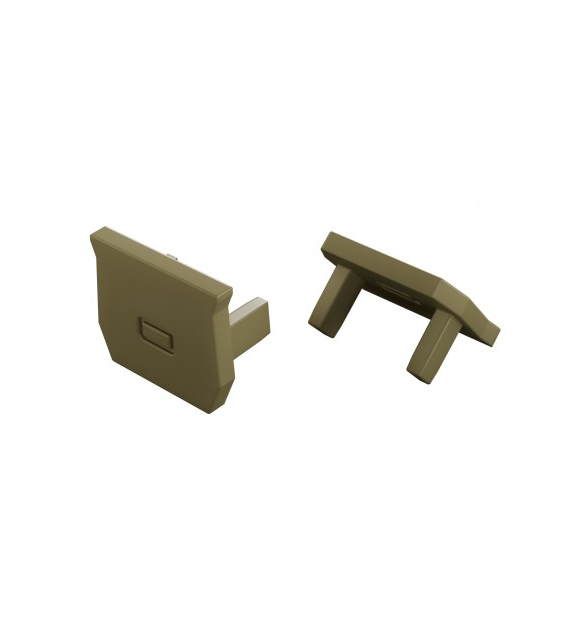 Abdeckung für Profil LUMINES axel RAL6013 2in1